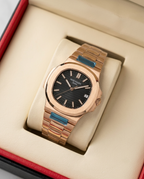Patek phillipp_e Nautilus Quartz Copper Black
