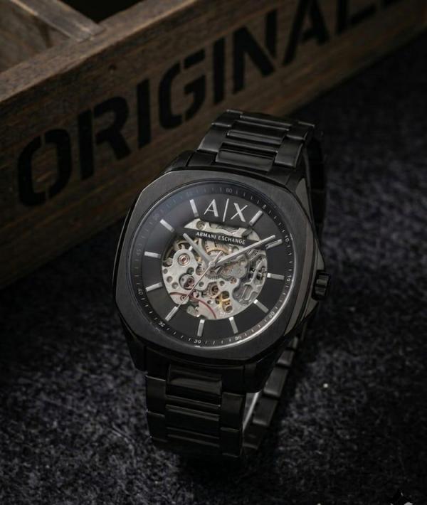 Armaann_i Exchange Ax2418 Hampton Automatic Black