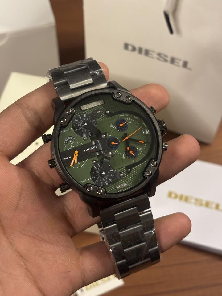 Diesee_l 3 Bar Big Daddy Metallic Green