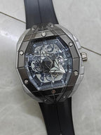 Hublot Spirit of Big Bang Sang Bleu Black-Silver-Black