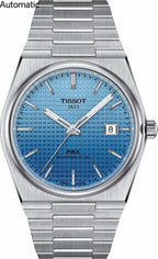 Tissoo_t 1853 Prx Automatic Top Quality silver dual blue