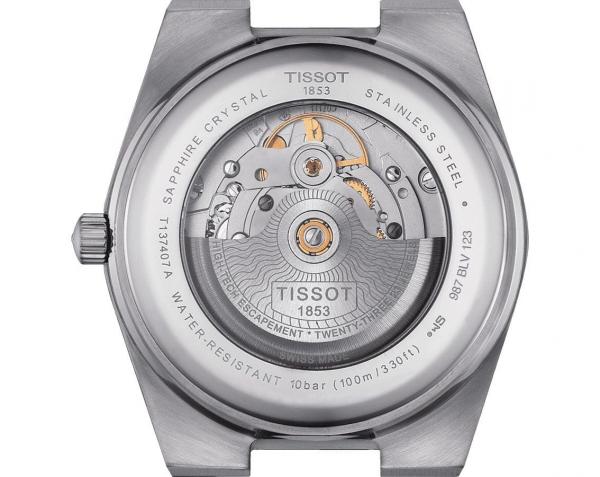 Tissoo_t 1853 Prx Automatic Top Quality silver dual blue