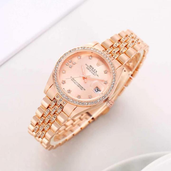 Rolee_x Oyester Perpetual Date Just Copper-Pink