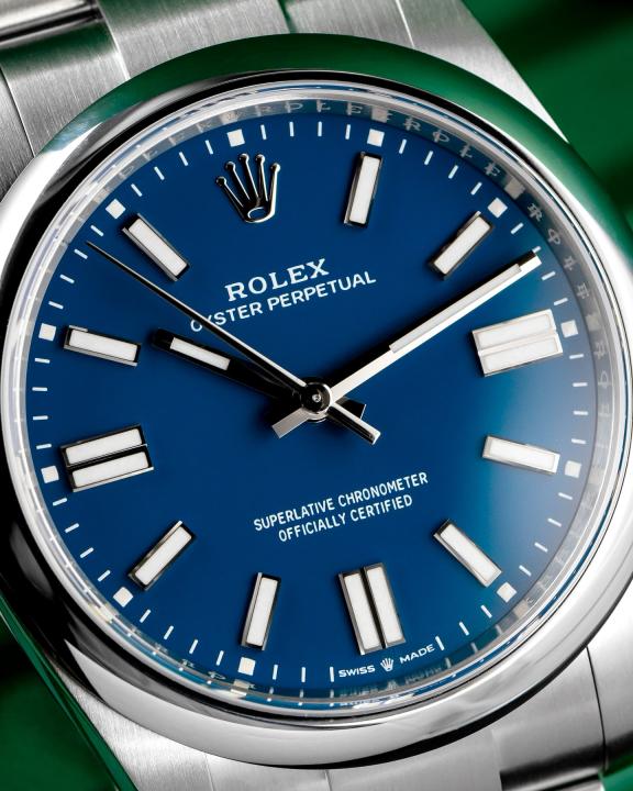 Rolee_x Oyster Perpetual Milgauass Silver-Blue