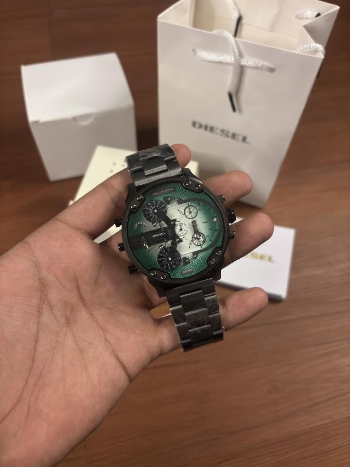 Diesee_l 3 Bar Big Daddy Green Dial