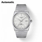 Tissoo_t 1853 Prx Automatic Top Quality silver white