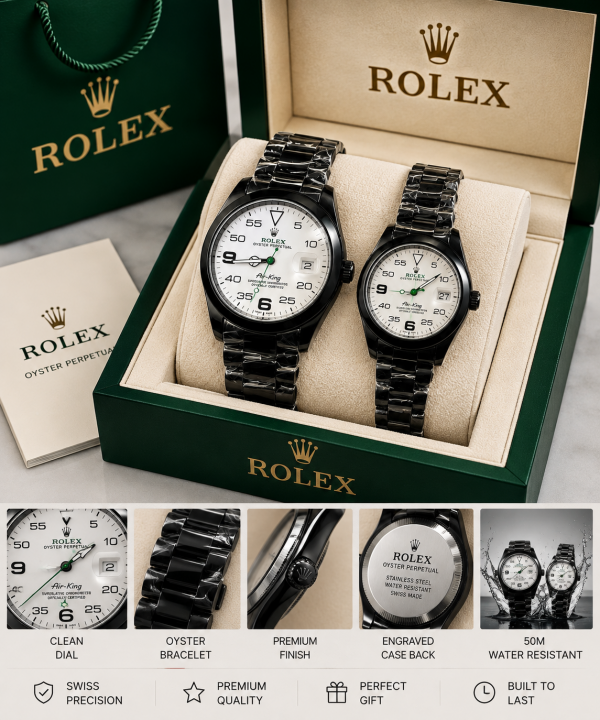Roleex Date Air-King Couple