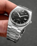 Tissoo_t 1853 Prx Automatic Top Quality Silver-Black