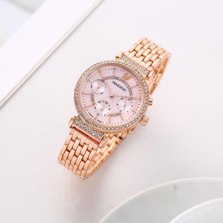 Swarovskk_i Passage Chronograph Copper-Pink