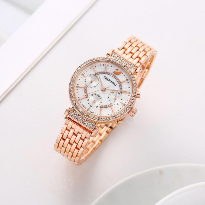 Swarovskk_i Passage Chronograph Copper-White