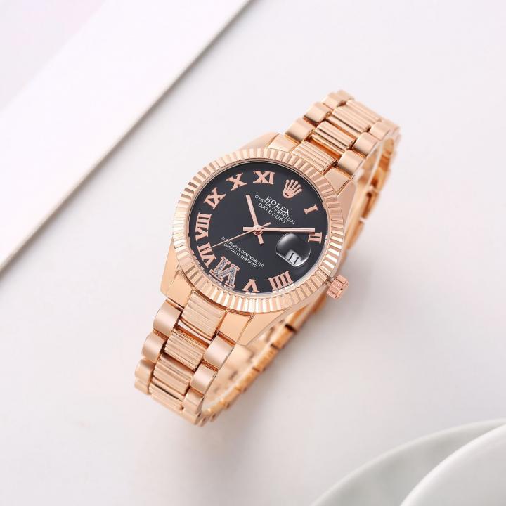 Rolee_x Oyster perpetual Date just Copper-Black