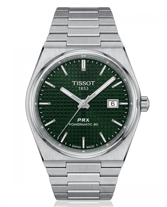 Tissoo_t 1853 PRX Silver Green Dial