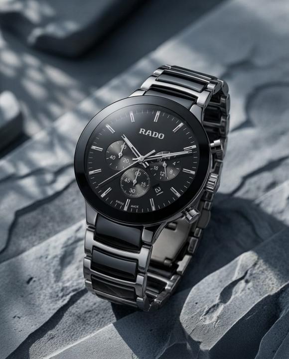 Radd_o centrix chronograph Black silver