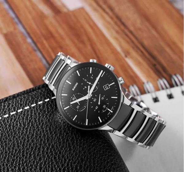 Radd_o centrix chronograph Black silver