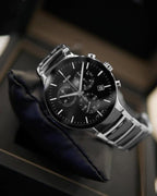 Radd_o centrix chronograph Black silver