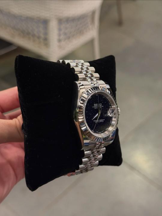 Seiko Oyster Perpetual Date Just Galaxy Blue