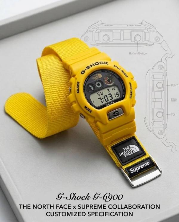Casio G-Shock x Supreme x Special Edition full yellow