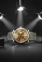 Rolee_x Oyster Perpetual Date Just 2Ton Gold Yellow