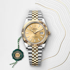 Rolee_x Oyster Perpetual Date Just 2Ton Gold Yellow