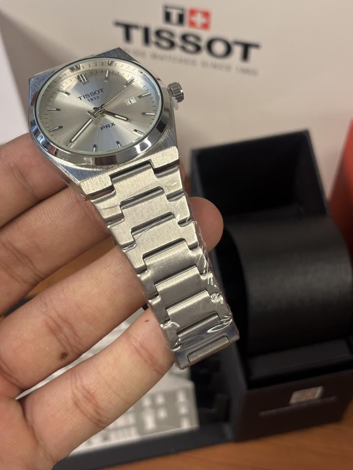 Tissoo_t 1853 PRX Silver White Dial