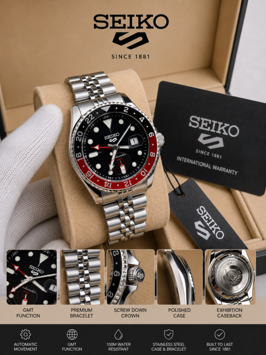 Seiko 5 Sports GMT Quarts
