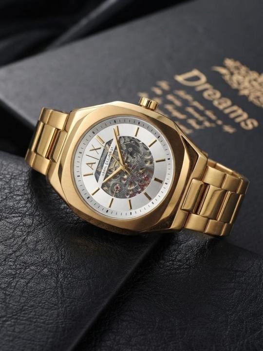 Armann_i Exchange Ax2418 Hampton Automatic gold white