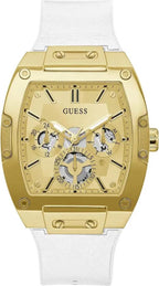 Guess Rectangle Chronograph Black-Full Gold