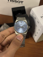 Tissoo_t 1853 PRX Silver Sky Blue Dial