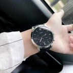 Fossii_l Neutro Chronograph Black Silver Black