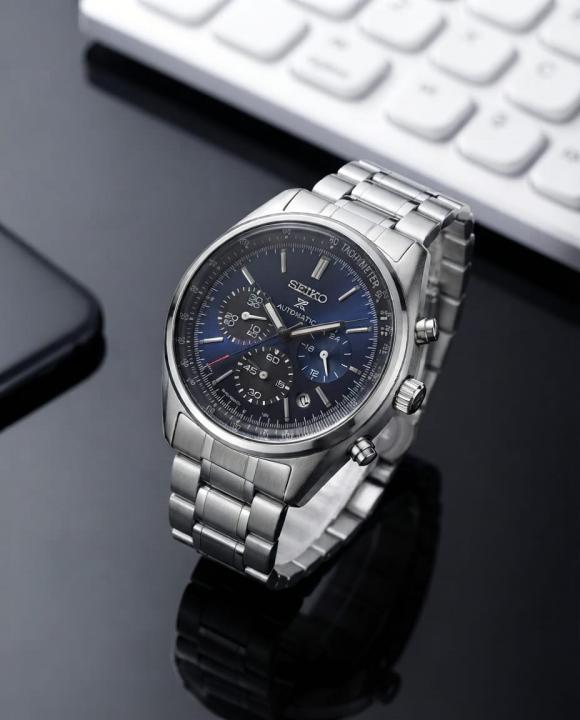 Seiko Prospex Chronograph Silver-Blue