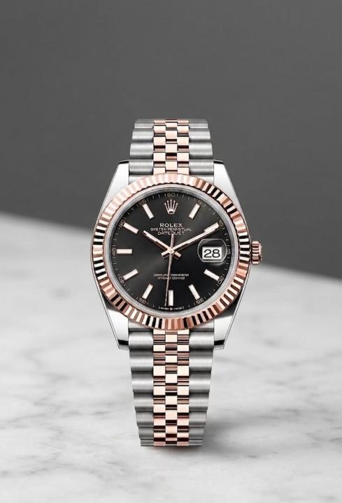 Rolee_x Oyster Perpetual Date Just 2Ton Copper Black
