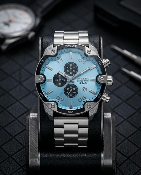 Diesee_l Spiked silver Sky Blue