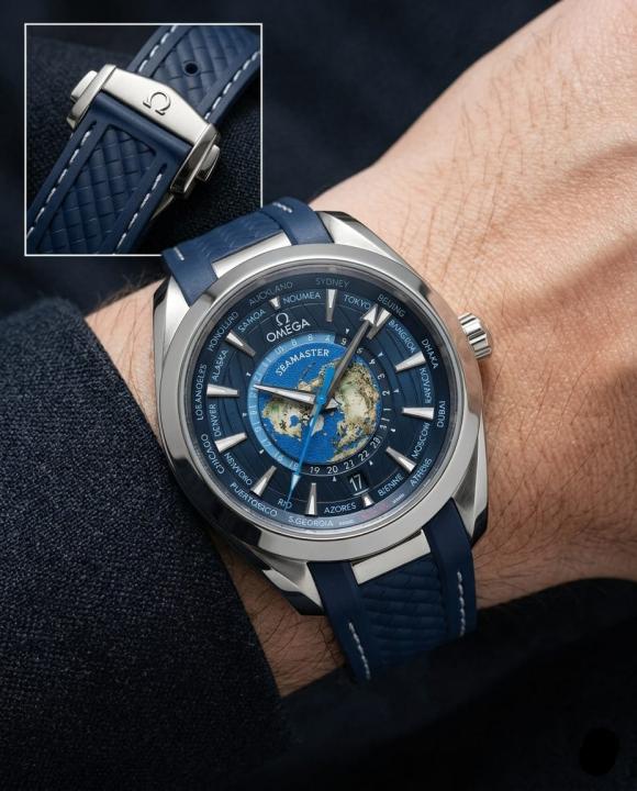 Omegg_a Seamaster Aqua Terra 150M Quartz World Map