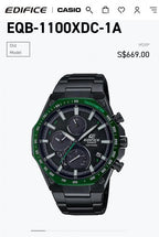 Casio Edifice Eqb-1100 D Japan