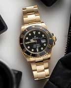 Rolee_x Oyster Perpetual Submarine Gold-Black