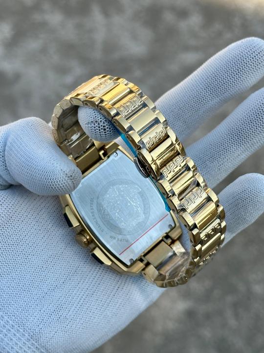 Versace Gold Square Chain Reaction