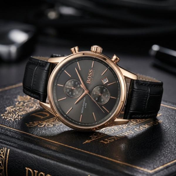 Hugg_o Boss Jet Chronograph Black-Copper