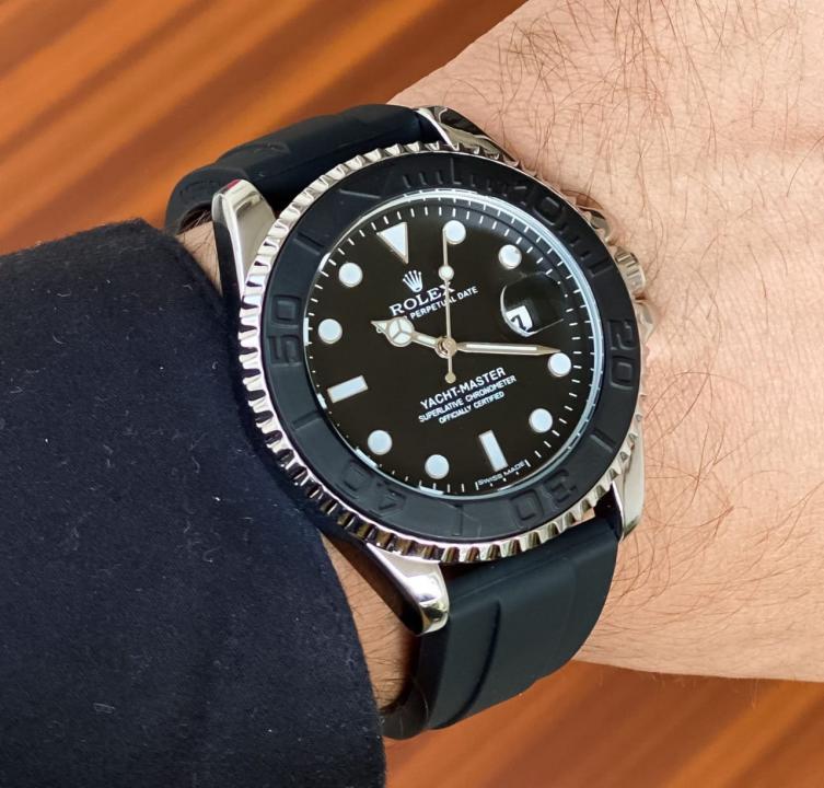 Rolee_x Oyster Perpetual Yach Master Battery Silver