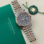 Rolee_x Oyster Perpetual Date Just 2Ton-Copper-Grey