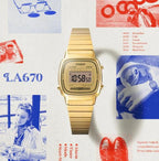 Casio Womens Vintage LA670 GOLD