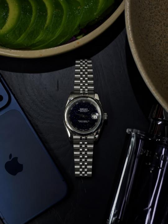 Seiko Oyster Perpetual Date Just Galaxy Black