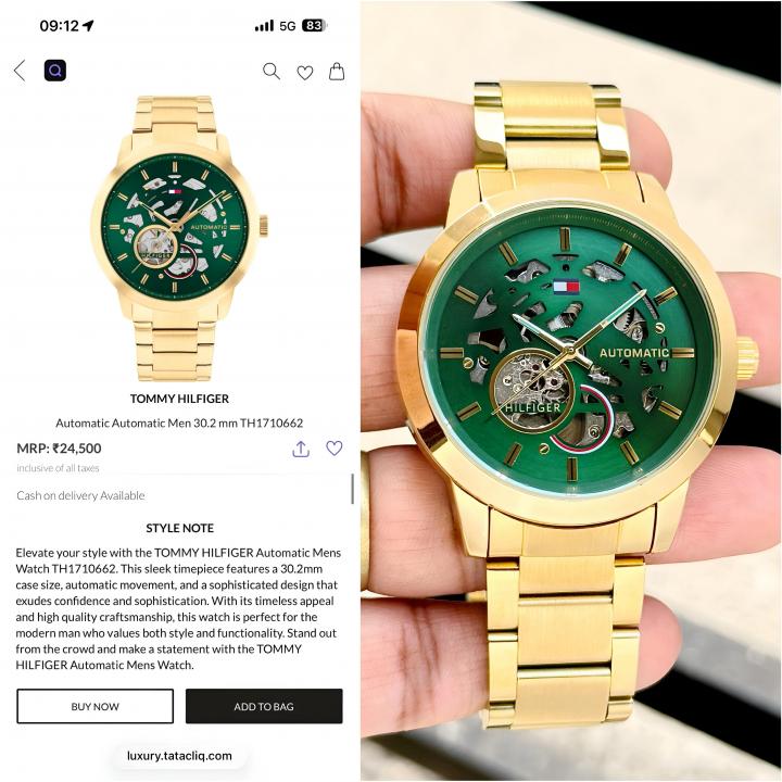 Tommy Hilfige_r skeleton automatic