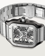 Cartiee_r Santos Skeleton Battery Silver-Black