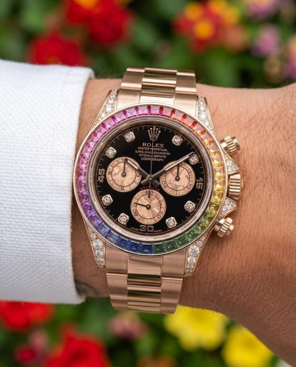Rolee_x Oyster Perpetual Rainbow Copper
