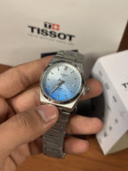 Tissoo_t 1853 PRX Silver Sky blue White Dial