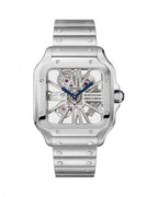 Cartiee_r Santos Skeleton Battery silver white