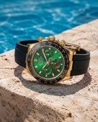 Rolee_x Oyster Perpetual Daytona Gold Green